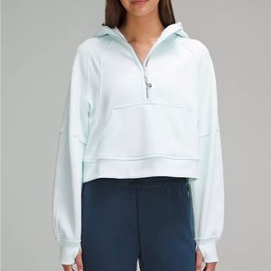 Blue Scuba Half Zip Hoodie